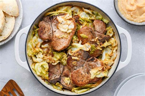 Old-Fashioned Pork Chops and Cabbage Recipe