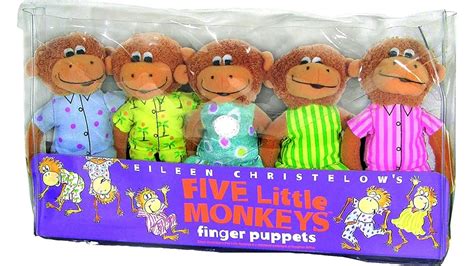 FIVE LITTLE MONKEYS FINGER PUPPETS | The Toy Insider