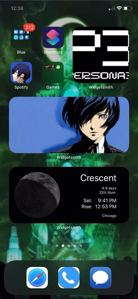 Persona 3 IOS 14. This is my first theme so pls don’t be harsh. : r/PERSoNA