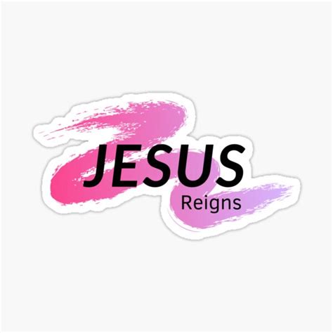 Jesus Reigns Stickers | Redbubble