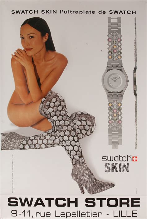 The Swatch Store Original French Advetrising Poster Swatch Boots ...