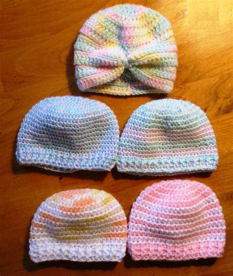 More Crocheted Baby Hats | My Recycled Bags.com