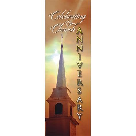 Church Anniversary | Indoor banner, Church, Anniversary banner