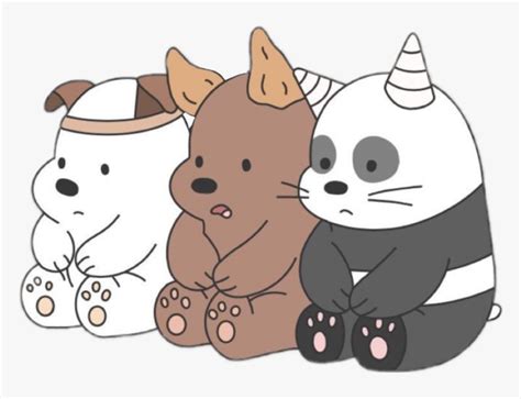 #webarebears #bears #cute #panda #webarebearscartoon - Cute We Bare Bears Drawing, HD Png ...