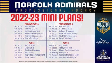 Norfolk Admirals on Twitter: "The Admirals' most robust promotions ...