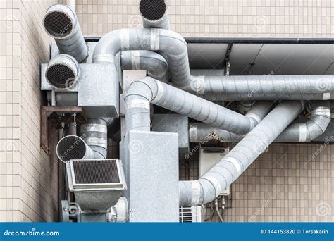 Ventilation ducts stock photo. Image of concept, heat - 144153820