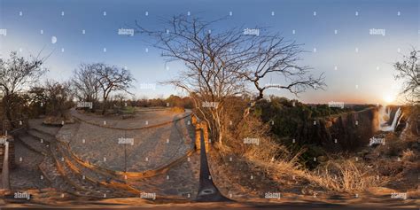 360° view of victoria falls in zambia side - Alamy