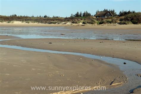 The best beaches at the North Sea coast of Jutland Denmark