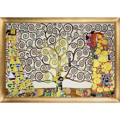 Gustav Klimt "The Tree of Life, Stoclet Frieze" Oil Reproduction Hand ...