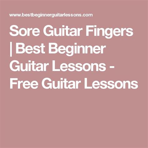 some guitar fingers are the best beginner guitar lessons - free guitar lessons for beginners
