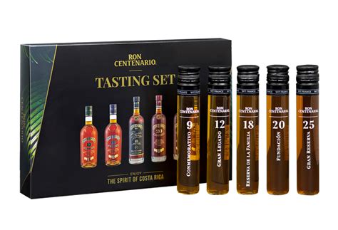 Centenario Rum Tasting Set 5 x 50 ml | E-shop Global Wines & Spirits