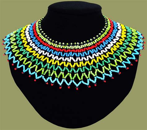 Necklaces Assorted : Zulu Wedding Necklace | African necklace, African jewelry, Shoulder necklace