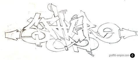 Pencil Drawings Of Graffiti Letters