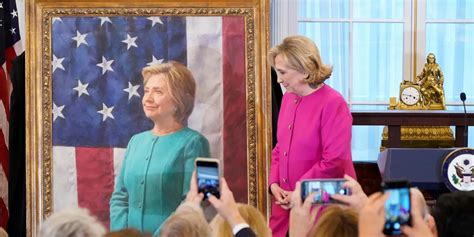 State Department Unveils Official Portrait of Hillary Clinton ...