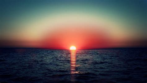 Body of water, sunset, sun rays HD wallpaper | Wallpaper Flare