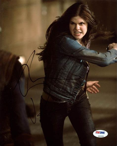 Alexandra Daddario Percy Jackson Authentic Signed 8X10 Photo PSA/DNA # ...