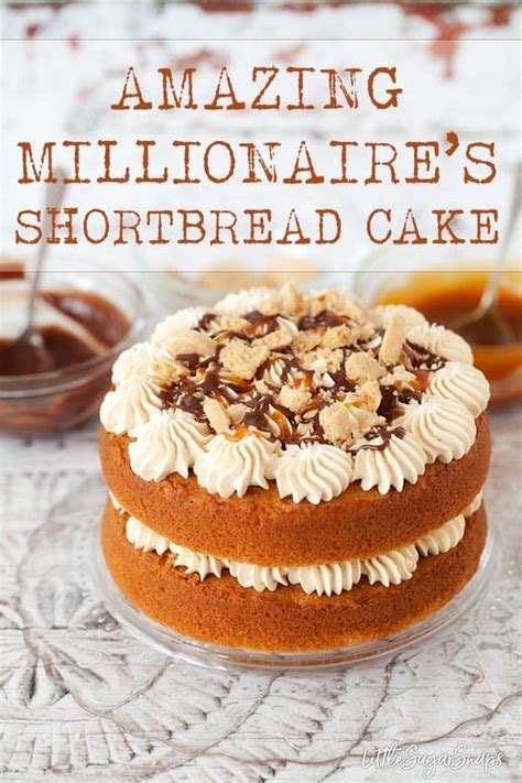 Millionaire's Shortbread Cake - Littlesugarsnaps