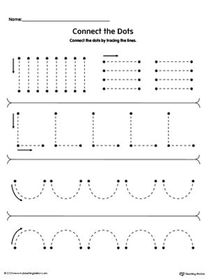 *FREE* Straight Curved Shape Line Tracing Practice | MyTeachingStation.com