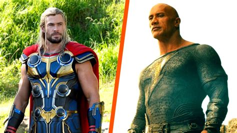 Fans Debate Black Adam vs. Thor After Dwayne Johnson Teases Chris Hemsworth