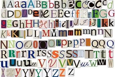 Magazine Letters Clipart Clip Art Newspaper Magazine Alphabet - Etsy