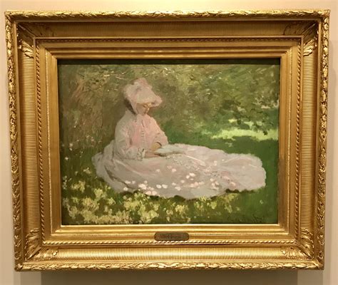 Claude Monet, Springtime (1872) Viewed at The Walters Art Museum, Baltimore. thewalters.org ...