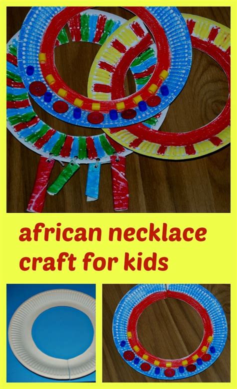 african necklace craft for kids on ofamilylearningtogether African Art ...