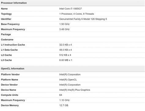 Se filtra benchmark del Core i7-1065G7, un nuevo CPU Intel Ice Lake - OZEROS