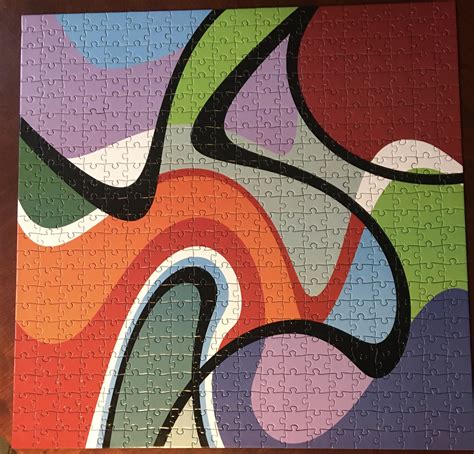 Abstract, only 500 pieces but a surprising challenge. : r/Jigsawpuzzles