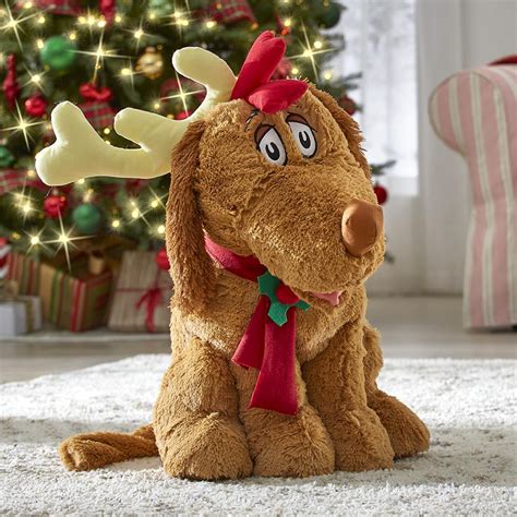 The How The Grinch Stole Christmas Animated Max The Dog - Hammacher Schlemmer