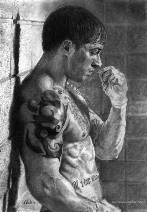 Warrior - Tom Hardy Tom Hardy Bane, Tom Hardy Actor, Digital Portrait ...