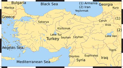 List of rivers of Turkey Facts for Kids