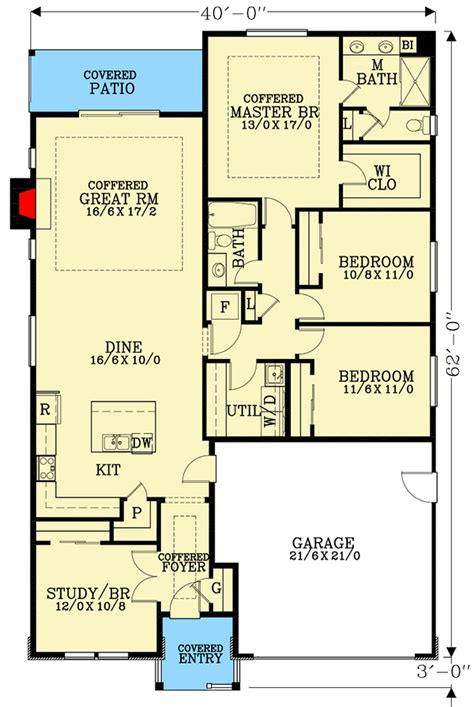 One Level Open Floor Plans - floorplans.click