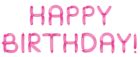 Happy Birthday with Pink Balloons Transparent Clipart | Gallery Yopriceville - High-Quality Free ...