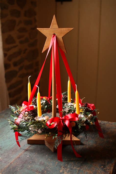 Traditional German Advent Wreath – Count the Sundays before Christmas | Christmas advent wreath ...