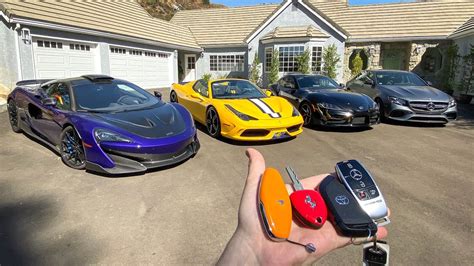 COMPLETE TOUR OF MY SUPERCAR COLLECTION! - YouTube