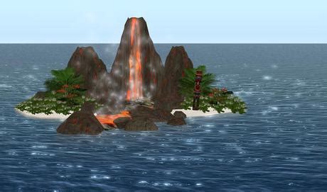 Second Life Marketplace - Paradise Volcano Island -Offsim