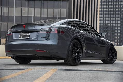 All Charged Up Black Tesla Model S — CARiD.com Gallery