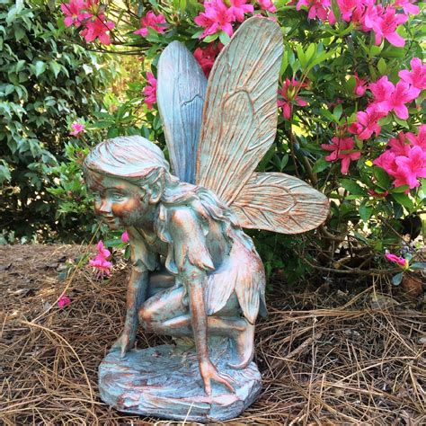 Homestyles 17"H Butterfly Fairy in Bronze Patina Home Patio & Garden ...