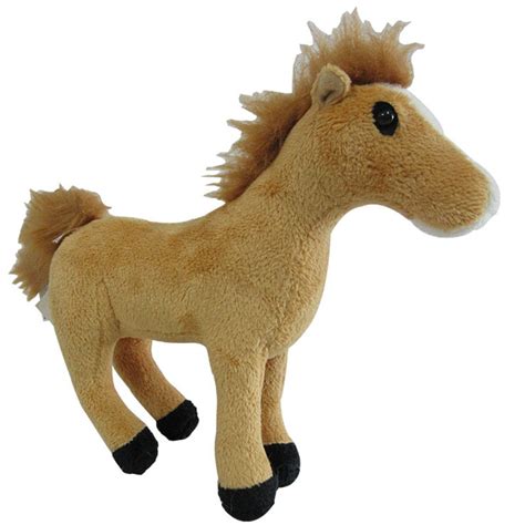 OEM ODM Small Size 12cm Standing Realistic Soft Plush Toy Horse Stuffed ...