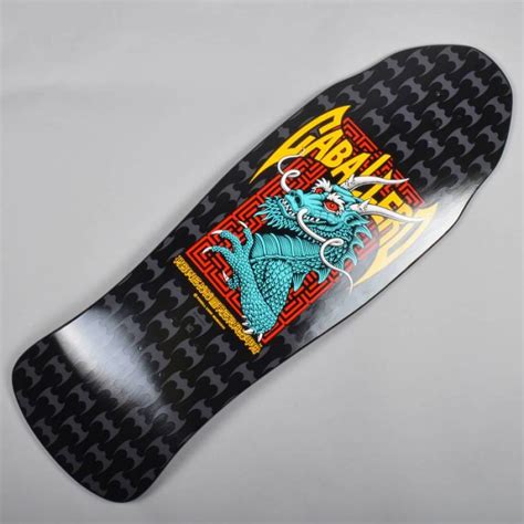 Powell Peralta Caballero Street Reissue Charcoal Skateboard Deck 9.625" - SKATEBOARDS from ...