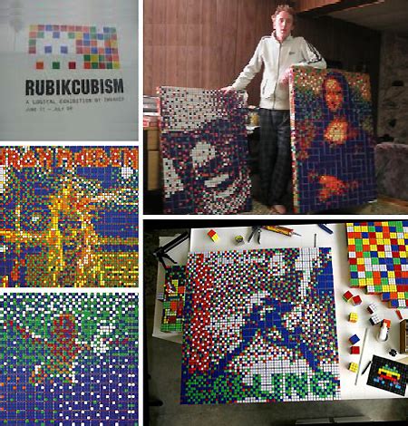 Mind-Blowing Rubik's Cube Art - TechEBlog