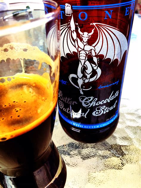 Beer Review – Stone 12th Anniversary Bitter Chocolate Oatmeal Stout ...