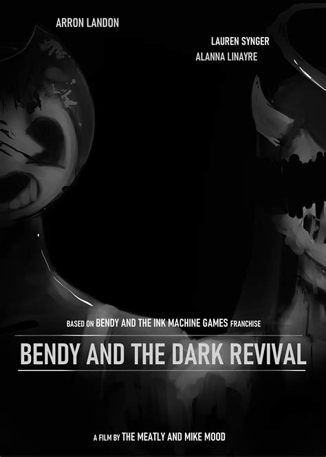 Bendy and The Dark Revival Movie Poster by Blackcrystalkitten | Bendy ...