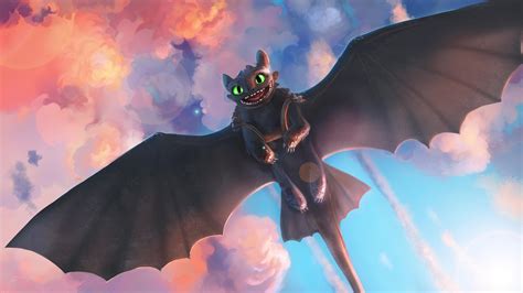 Toothless And Light Fury Wallpapers - Wallpaper Cave