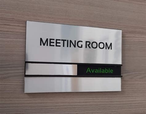 Can Be Moved Custom Busy Available Meeting Room Door Sign - Etsy