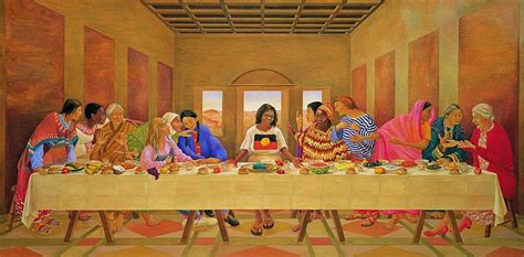 The First Supper (1988 painting by Susan Dorothea White) | Last supper, Leonardo paintings, Da ...