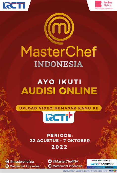 Sudah Dibuka, Yuk Segera Daftar Audisi Online MasterChef Indonesia ...