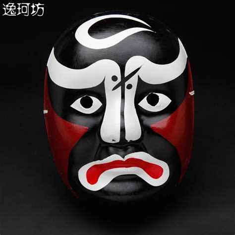 Chinese style peking opera gypsum mask beijing opera mask male-in Party Masks from Home & Garden ...