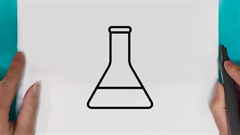 How to draw a Experimental Beaker /conical flask easy for beginners ...