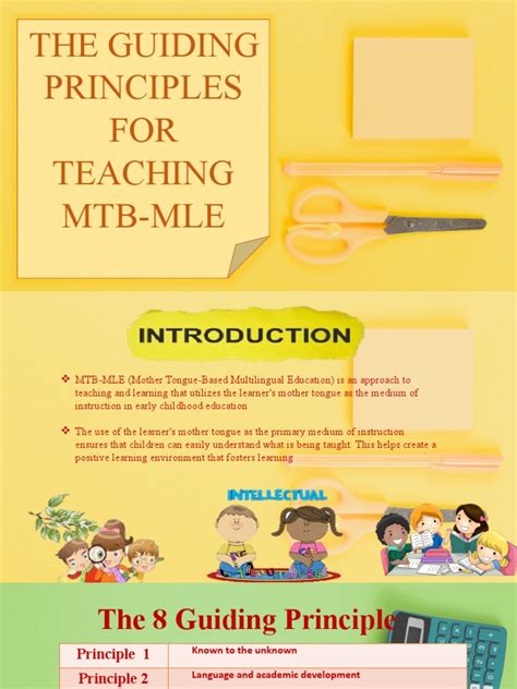 Guiding Principle For Teaching MTB-MLE | PDF | Second Language | Learning